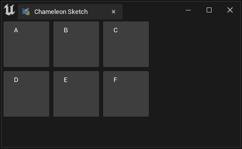 A uniform grid layout with 'MinDesiredSlotWidth/Height' field