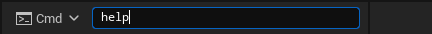 'Help' text in Unreal Engine Editor Cmd window