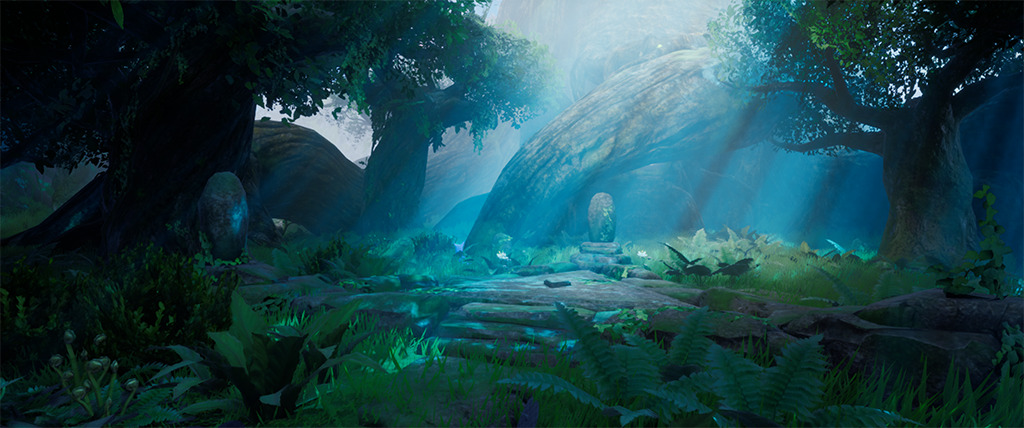 Snap shot of Hyrule in Unreal Engine