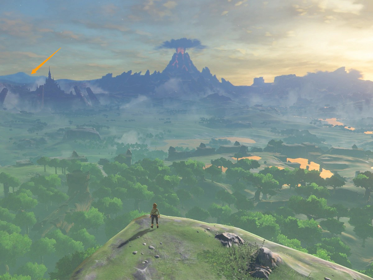 Full Zelda: Breath of the Wild map revealed: roughly 360 square